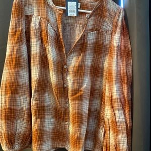 Button down blouse universal brand